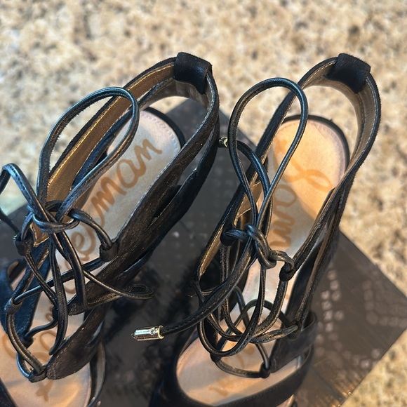Sam Edelman Black Strappy Heels - Picture 4 of 11